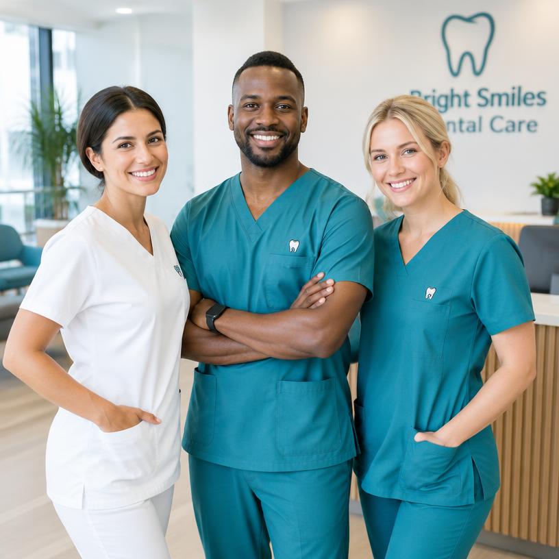Friendly dental team